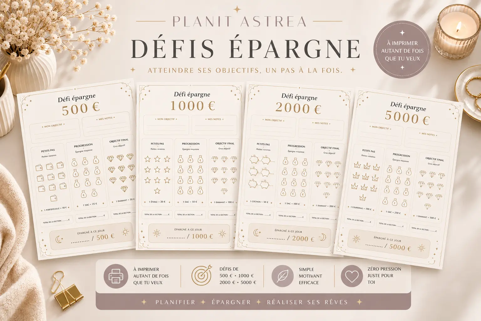 Défis épargne PlanIt Astrea