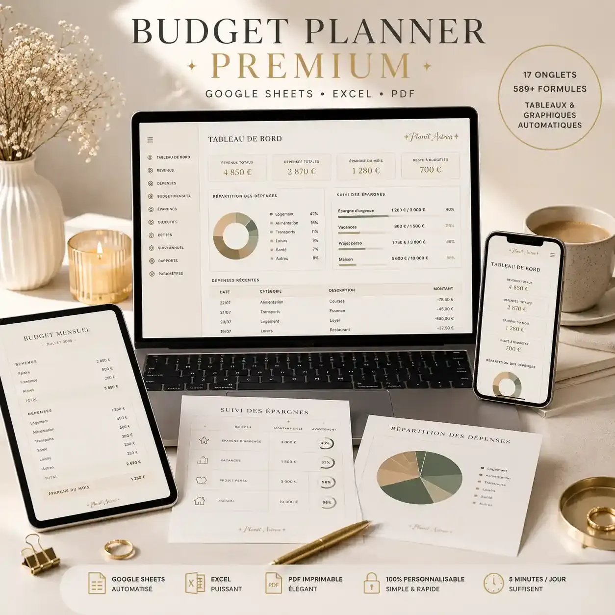 Budget Planner Premium PlanIt Astrea